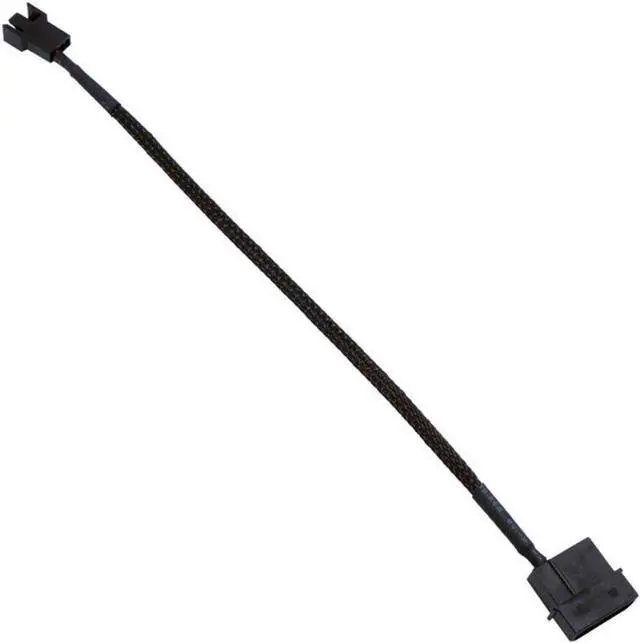 Alt view image 2 of 4 - 2 Pack 4-Pin (Actual 2-Pin) Molex to 3 Pin 12V PC Case Fan Power Adapter Cable, 3-Pin or 4-Pin (PWM Connector) to Molex Computer Case Fan Power Adapter Cable