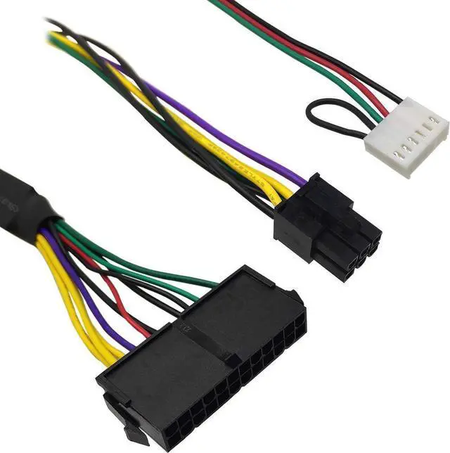 Alt view image 2 of 4 - 24 Pin to 6 Pin ATX Power Adapter Cable for HP Z220 Z230 SFF MT TWR Series 4000 6005 8300 ProDesk 600 G1 EliteDesk 800 G1 13-inch(33cm)