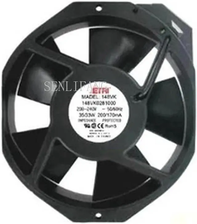 Main image of For ETRI 148DH2TM11000 148DH Server Cooler Fan DC 24V 16.4W 170x170x38mm One year warranty