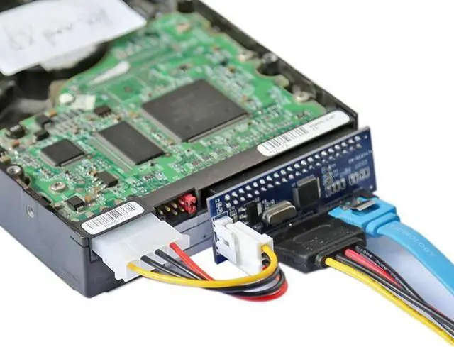 Alt view image 3 of 3 - 3.5" HDD IDE/PATA to SATA Converter Add On Card Adapte for IDE 40-pin hard drive disk,DVD Burner to SATA 7pin Motherboard