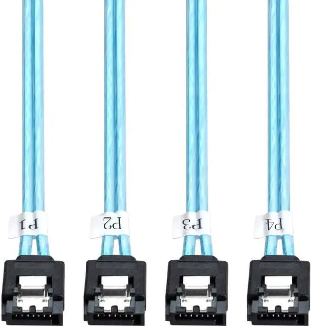 Alt view image 3 of 3 - SAS Internal 4 SATA Host to 4 SATA 7pin Target Hard Disk 6Gbps Data Server Raid Cable 50cm