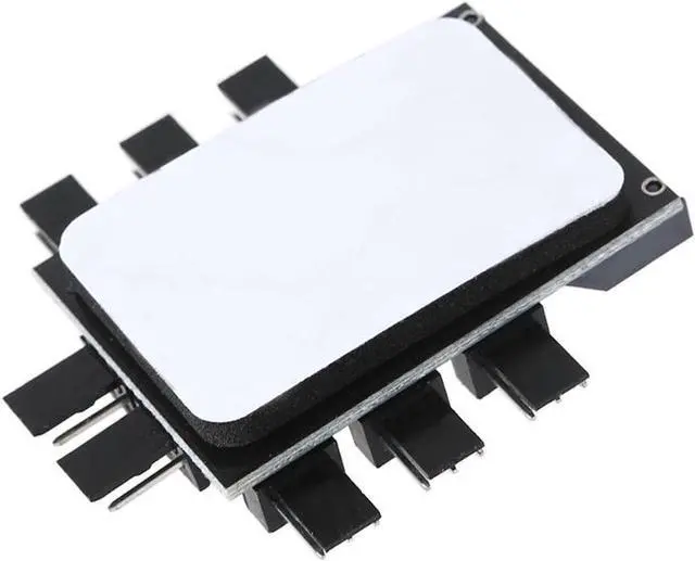 Alt view image 4 of 4 - PC Fan Speed Controller - 8 Way Cooling Fan Hub w/ 7/12V Voltage Switch - 1 to 8 Multi Way Splitter for 3-Pin / 4 Pin Case Fan - PCB Adapter - Power by SATA