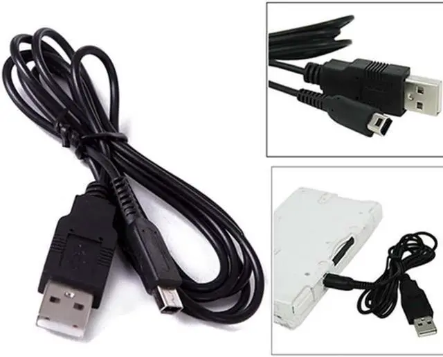 Alt view image 2 of 3 - USB Charger Cable Charging Data SYNC Cord Wire for Nintendo DSi NDSI 3DS 2DS XL/LL 3D SXL/3DSLL 2dsxl 2dsll Game Power Line