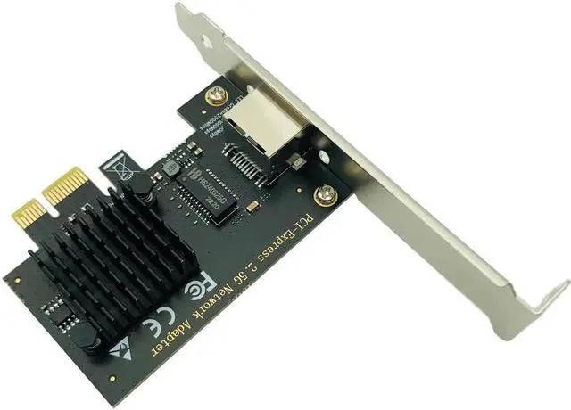 Alt view image 5 of 5 - 2.5Gbase-T Pcie Network Adapter intel I225V 2.5G/1G/100Mbps PCI Express Gigabit Ethernet Card RJ45 LAN Adapter Converter