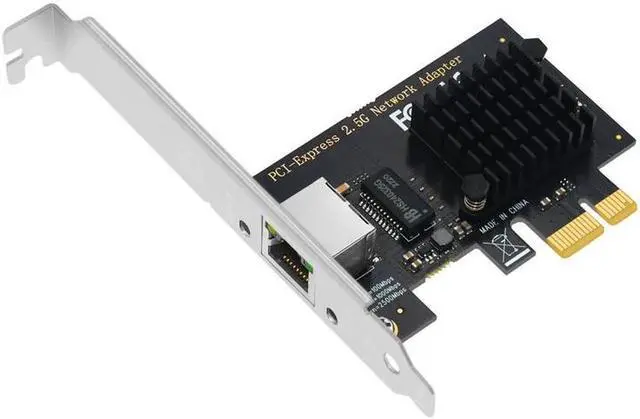 Main image of 2.5Gbase-T Pcie Network Adapter intel I225V 2.5G/1G/100Mbps PCI Express Gigabit Ethernet Card RJ45 LAN Adapter Converter