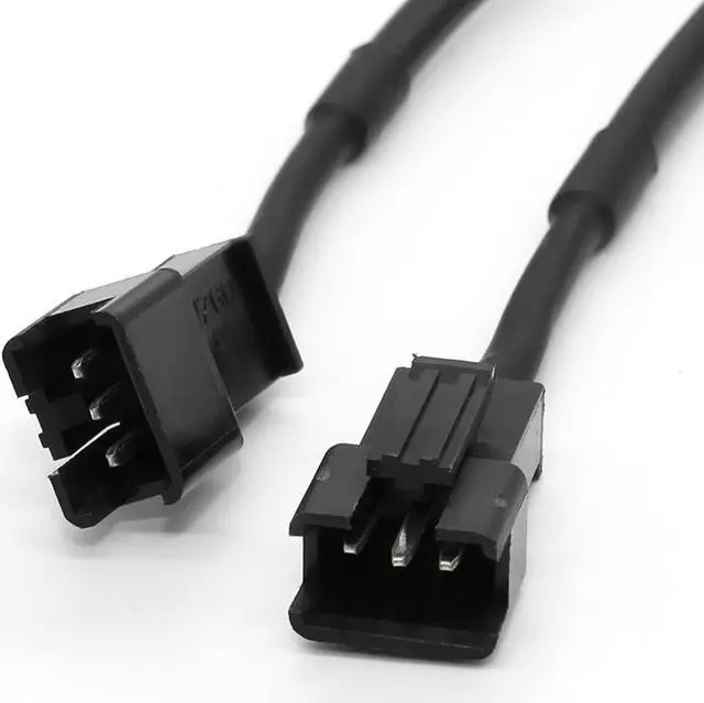 Alt view image 5 of 7 - ARGB Splitter Cable, 5V 3 Pin Addressable RGB Splitter Cable with SM 3 Pin Male Connector for Computer Chassis, 1 to Dual ARGB Cable, 11.8 Inches, 2 Pack (1 to 2 ARGB Spliter Cable (Male))