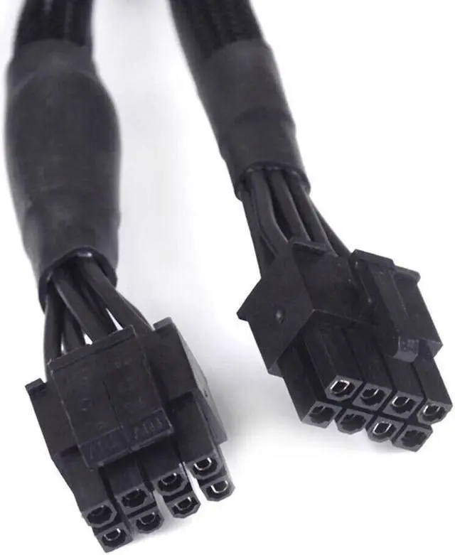 Alt view image 5 of 5 - For $Corsai-r RM550X RM650X RM750X RM850X RM1000X CPU 8Pin To 8(4+4)-Pin Modular Power Supply Cable