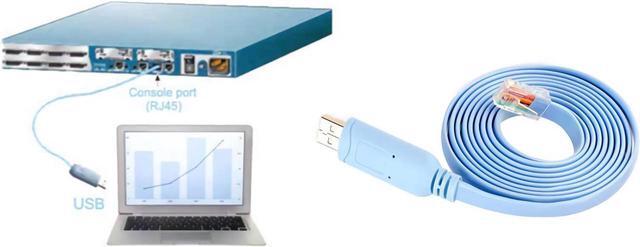 Alt view image 4 of 7 - FTDI Chip USB to RJ45 RS232 Console Adapter Serial Cable for Routers/Switches/Firewall/Servers CISCO NETGEAR HP LINKSYS JUNIPER Network Equipment,6FT