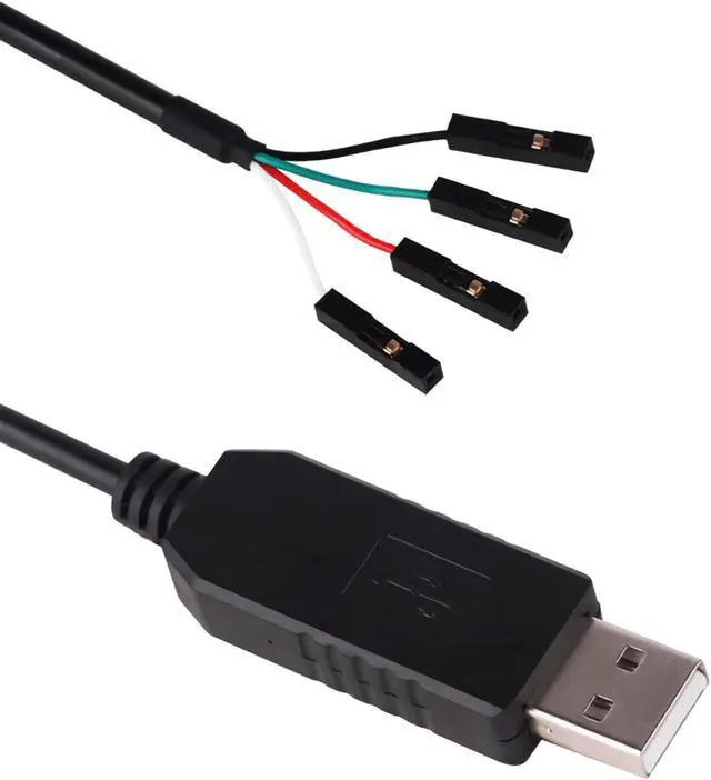 Main image of FTDI TTL-232R-5V USB to TTL UART Converter Adapter Serial Cable,5V, Header 4 Pin, USB to TTL Debug Cable,4 WAY