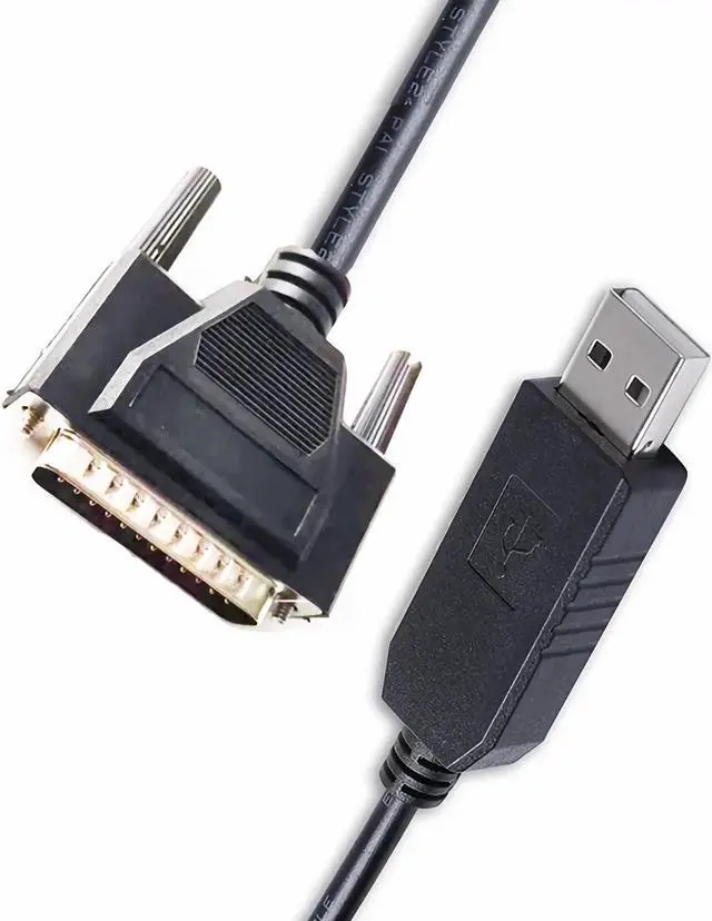 Alt view image 3 of 5 - USB to RS232 DB25 Adapter Serial Cable for Fanuc CNC PLC Communication, USB Programming Cable for DNCLink Configuration Copy Setting, FTDI Chip Inside