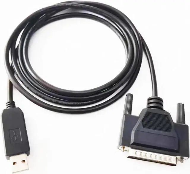 Main image of USB to RS232 DB25 Adapter Serial Cable for Fanuc CNC PLC Communication, USB Programming Cable for DNCLink Configuration Copy Setting, FTDI Chip Inside