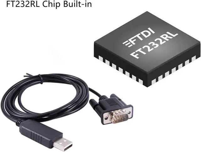 Alt view image 4 of 6 - USB DB9 Cable Replacement for APC UPS 940-0024C 940-0024E Cable,USB to RS232 DB9 Communication Serial Cable, SUA-1000ICH SUA-1500ICH Communication Cable Serial Kable, with FTDI Chip Built-in