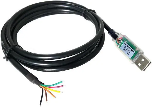Main image of FTDI USB-RS485-WE-5000-BT Cable USB to RS485 UART Adapter Converter Serial Cable, USB-RS485-WE Serial Cable, 5M/16.4FT,6 Way, Wire End