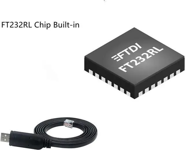 Alt view image 3 of 3 - FTDI Chipset USB to RS232 RJ12 6P6C Monitoring and Upgrading Serial Cable for BMS, Programming Cable for Battery Management System