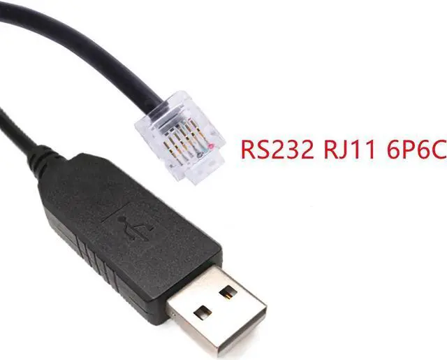 Alt view image 2 of 5 - USB to RJ11 RS232 Adapter Serial Cable for Mega-fabs D1 Servo Driver D1-DNT07A D1-DNT08A
