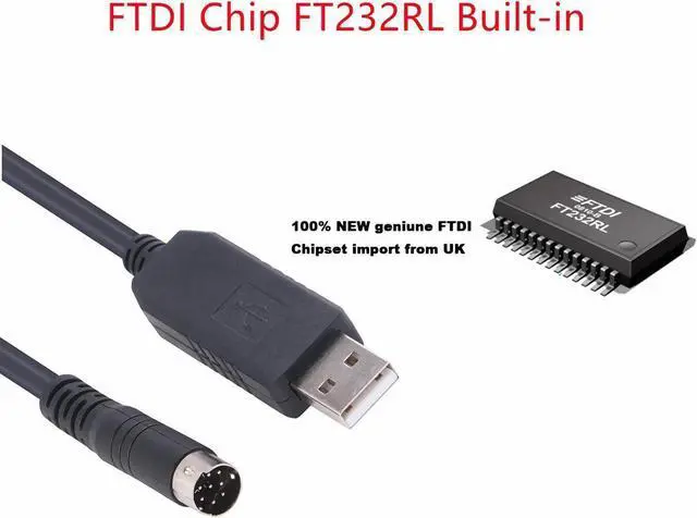 Alt view image 3 of 5 - FTDI Chip USB Programming Cable for Kenwood TM-V71 TM-D710 TM-V71A TM-V71E TM-V71G TM-D710E TM-D710G TM-D710A TM-D710G,USB PG-5G Programming Cable