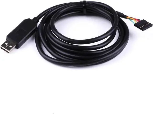 Alt view image 2 of 6 - FTDI TTL-232R-3V3 USB to TTL UART Converter Adapter Serial Cable for Galileo Gen2 Boards/BeagleBone Black/Minnowboard Max and More,3.3V,6 Way