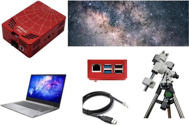 Alt view image 4 of 5 - RS232 RJ9 4P4C Telescope Upgrade Console Cable for Ioptron Equatorial IEQ30 Pro CubePro Cube-II SkyGuider Pro emc60 AZ Mount Pro ZEQ25 SmartEQ Pro,6ft