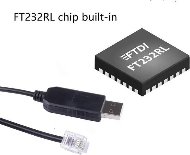 Alt view image 2 of 5 - USB to RS232 RJ10 4P4C Console Upgrade Cable for Meade HC 497 Autostar Audiostar,for Meade 505 Cable Replacement, for LX200 LX90 LX850 LX600 LX80 ETX125 ETX90 ETX80 LX65