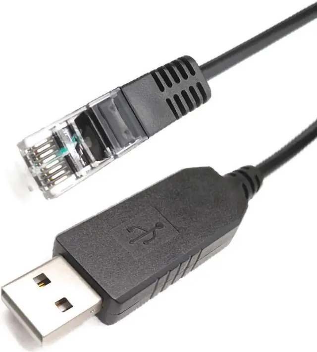 Main image of USB to RJ45 Control Cable for Skywatcher GOTO Mount, for HEQ5 PRO, AZEQ5, AZEQ6, EQ6-R, EQ6-R PRO Mount,for Skywatcher Equatorial GOTO Mount connect to PC/ EQMOD /Asiair Pro,6ft
