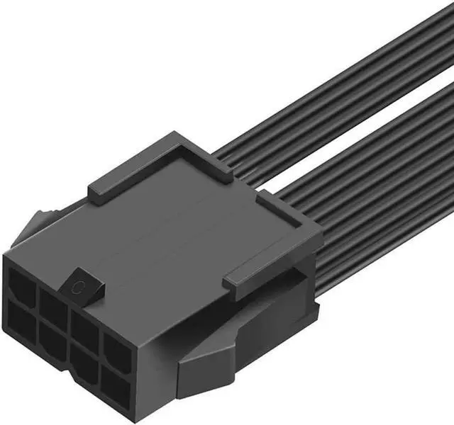 Alt view image 3 of 3 - 2 Pack EPS12V CPU 8 Pin Female to CPU ATX 8 Pin and ATX 4 Pin Male Power Supply Extension Cable EPS 12V for Motherboard 10.6 inch
