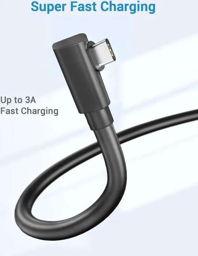 Alt view image 2 of 7 - USB C to USB C VR Link Cable 16ft(5m) for Oculus Quest 2 / Quest 1 USB C to C with E-Mark Chip USB 3.2 Gen 1 5Gbps ,High Speed Data Transfer & Fast Charging Compatible with Oculus Quest 2 VR Headset