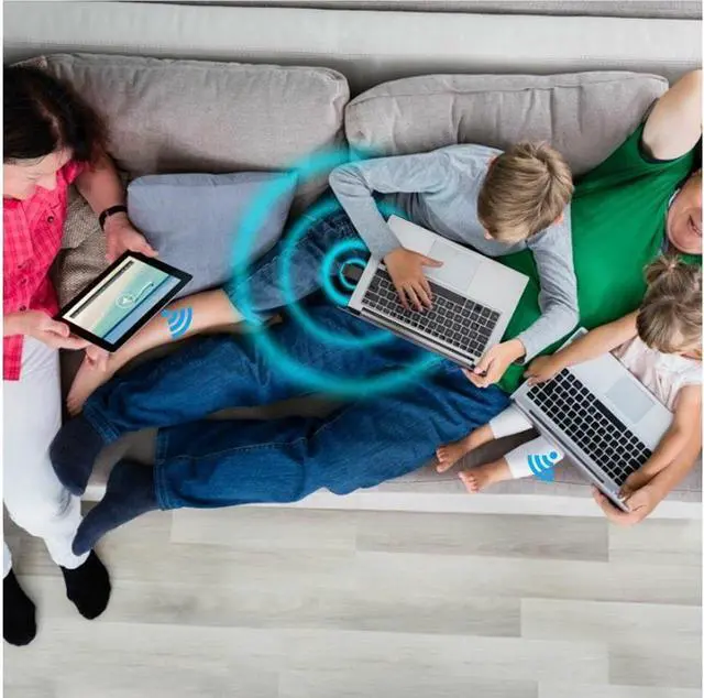 Alt view image 2 of 2 - 1200Mbps USB 3.0 Wireless WiFi Repeater Adapter Dongle Dual Band 5G/2.5G bluetooth 5.0 PC