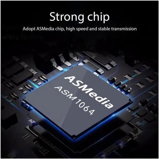 Alt view image 5 of 6 - Mining PCIE to M2 Adapter PCI Express X1 3.0 4 Port B Key M.2 NGFF SATA SSD Adapter PCI-E M.2 Adapter Expansion Card Riser