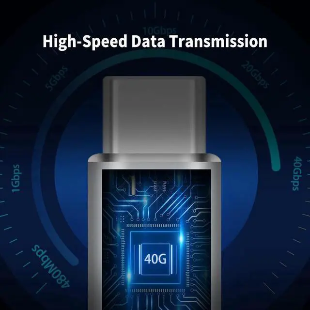 Alt view image 3 of 7 - USB C Male to Male Adapter, USB C Coupler, 40Gbps,100W PD, 8K@60Hz for Thunderbolt 2/3, MacBook Pro/Air, Laptop, Phones (2 Pack)