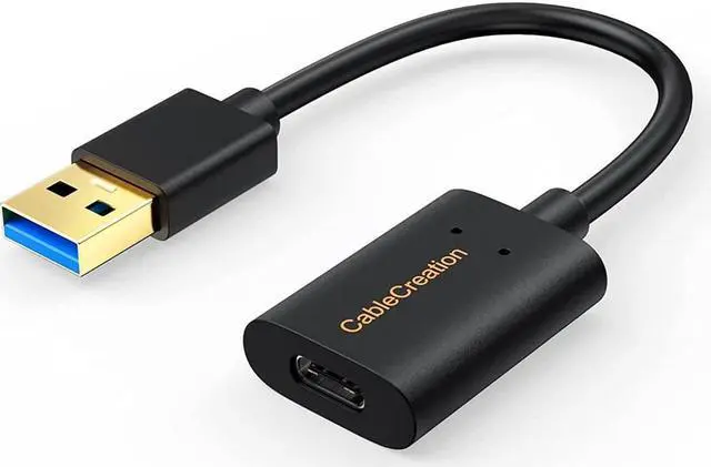 Main image of USB3.1 USB C Female to USB Male Adapter Cable 5Gbps CableCreation USB to USB C Adapter USB C to A Adapter Female USB C Adapter for Laptops Oculus Quest Link Logitech StreamCam Other USB-A Devices