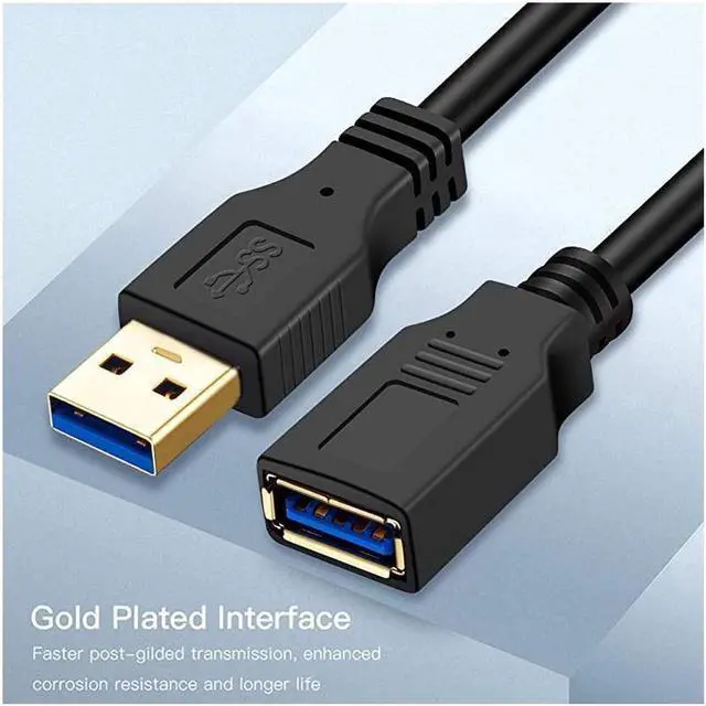 Alt view image 6 of 6 - USB 3.0 Extension Cable 20Ft USB 3.0 High Speed Extender Cord Type A Male to A Female for Playstation Xbox USB Flash Drive Card Reader Hard Drive Keyboard Printer Scanner(20Ft/6M)