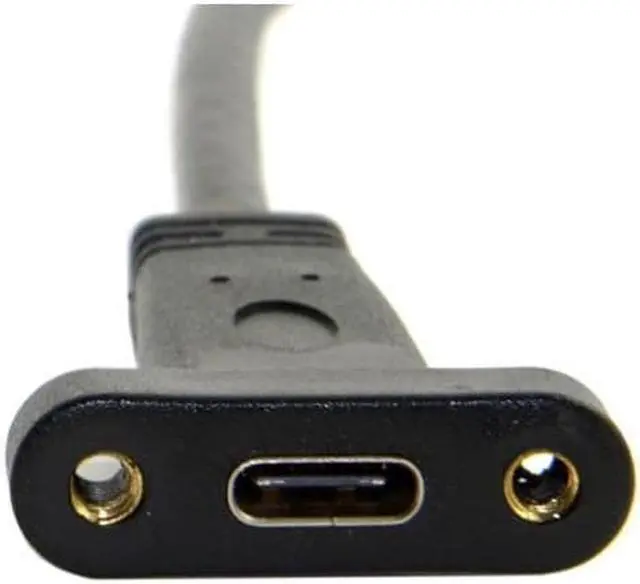 Alt view image 5 of 6 - USB 3.1 Front Panel Header to USB-C Type-C Female Extension Cable 40cm with Panel Mount Screw UC-037