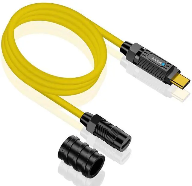 Main image of USB C Extension Cable 3ft, 140W USB 4.0 Type C Male to Female Extension Cable, 20Gbps Data & 8K Video Fast Charging Type C Extender, for Thunderbolt 3, Laptop, PC, Phon