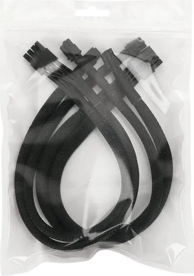 Alt view image 5 of 5 - Dual Mini 6 Pin to 8 Pin PCI Express Video Card Power Adapter Braided Sleeved Cable for Mac Pro Tower/Power Mac G5 15-inches(2Pack)