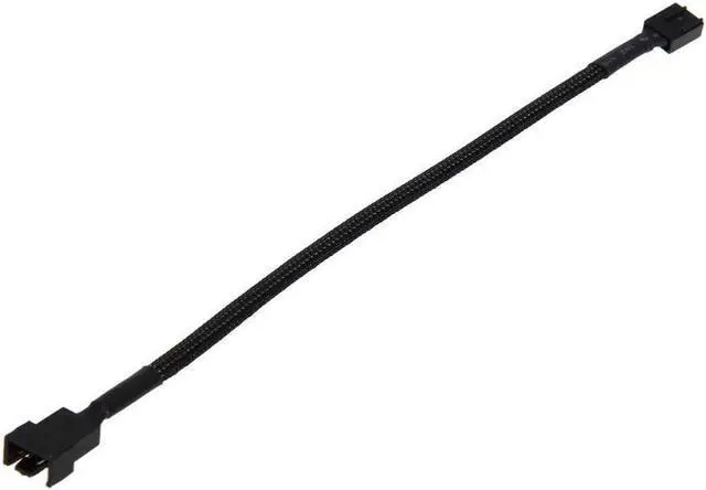Alt view image 4 of 4 - 5 Pack Braided Sleeving 25CM Molex TX4 4pin Connectors CPU PWM Fan Power Extension Cable,4 pin Molex Plug Backword 2 pin 3pin Case fan