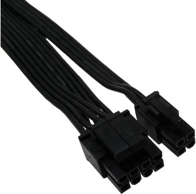 Alt view image 3 of 4 - CPU 8 Pin Female to CPU 8 Pin ATX 4 Pin Male Power Supply Converter Adapter Extension Cable for Motherboard 9.5-inch(24cm)
