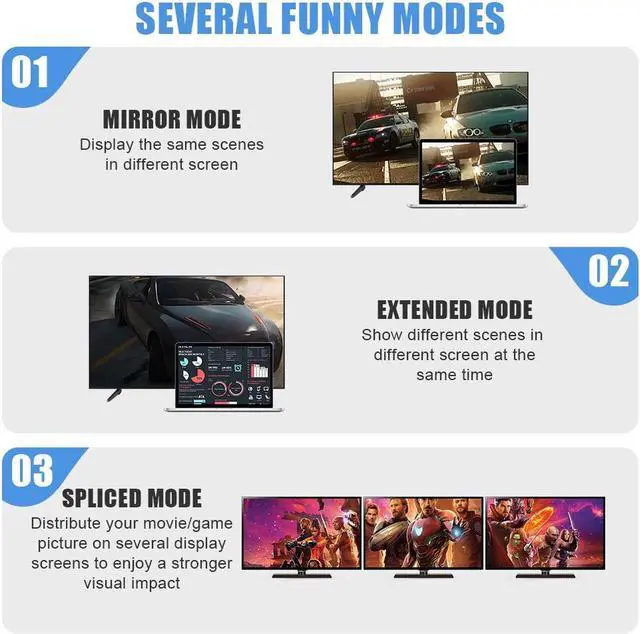 Alt view image 7 of 7 - 8K Fiber HDMI Cable 33ft, Fiber Optic HDMI 2.1 Cable, (48Gbps, in-Wall CL3 Rated, eARC, 8K 60Hz, 4K 144Hz, HDCP 2.3, HDR10+) Compatible with RTX 3080/3090 Xbox Gaming, VR, HDTV, Monitor, PC
