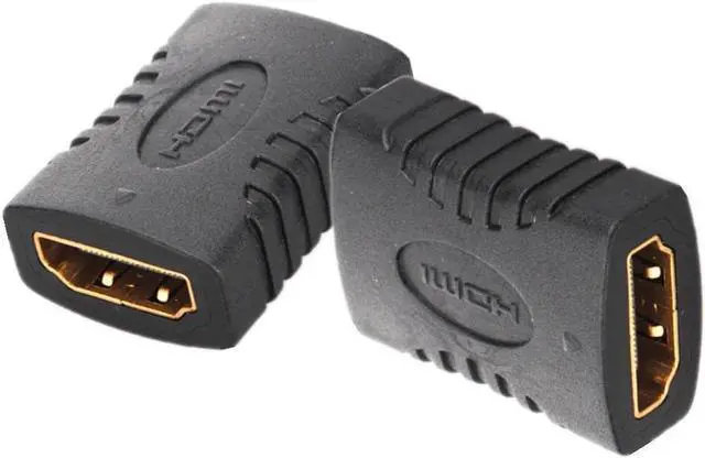 Alt view image 2 of 7 - HDMI Female to Female Adapter Coupler Connector Converter For HDTV 1080P HDMI Adapter for TV Stick, Roku Stick, Chromecast, Xbox, PS4, PS3, Nintendo Switch, 4Pack