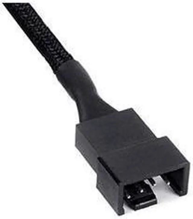 Alt view image 2 of 5 - 2 Pack 4Pin PWM Fan Splitter Cable Sleeved Braided Adapter Computer PC Fan Power Extension Cable 1 to 3 Converter for Computer ATX Case 4Pin3Pin Cooling Fan Cable 10.6 inch 1 to 3