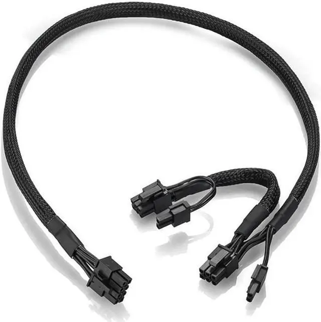 Alt view image 3 of 7 - PCI-E 8pin to Dual 8(6+2)Pin Power Supply Cable PCIe 8 Pin 1 to 2 Spliter ATX 8pin PSU to GPU PCIE 8Pin for RM1000 RM850 RM750 RM650 RM550 RM450
