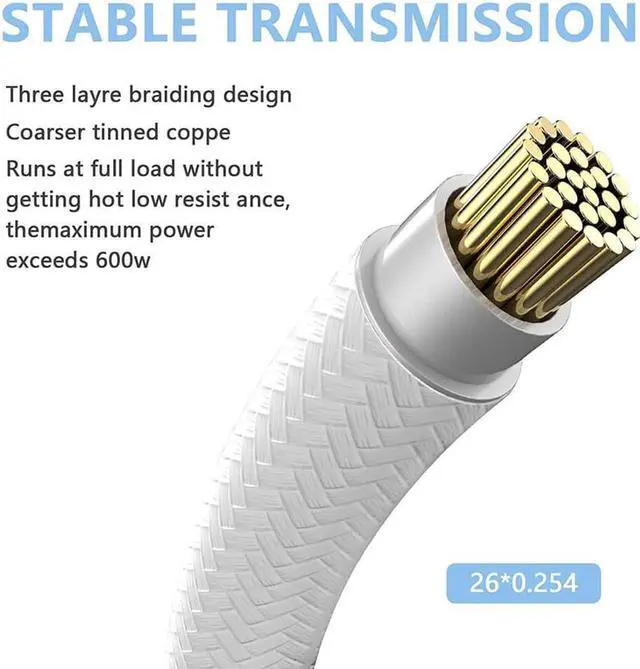 Alt view image 5 of 7 - RTX 4090 4080 4070TI 16Pin(12+4) to 4x8Pin PCI-E 5.0 Sleeved Extension Cable,12Pin to 4x8Pin Compatible 4090 4080 4070TI Series and RTX3090ti,14inch with Cable Combs (16AWG/White)