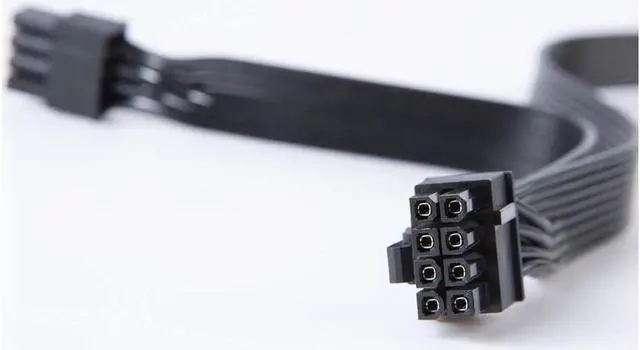 Alt view image 5 of 6 - PCI express 8pin to Dual 6+2Pin Power supply Cable PCIe 8 Pin 1 to 2 Spliter For CX850M CX750M CX600M CX500M CX430M PSU