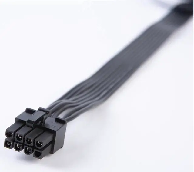 Alt view image 4 of 6 - PCI express 8pin to Dual 6+2Pin Power supply Cable PCIe 8 Pin 1 to 2 Spliter For CX850M CX750M CX600M CX500M CX430M PSU