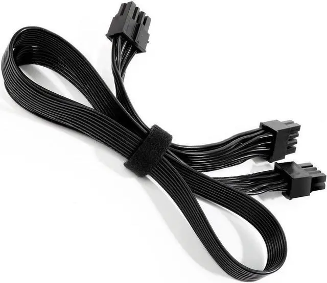 Main image of PSU CPU 8 Pin to Dual 8 and (4+4) Pin EPS Cable Male to Male CPU Power Cable for Seasonic Focus Prime ROG Thor Strix Modular Power Supply (70cm+15cm)