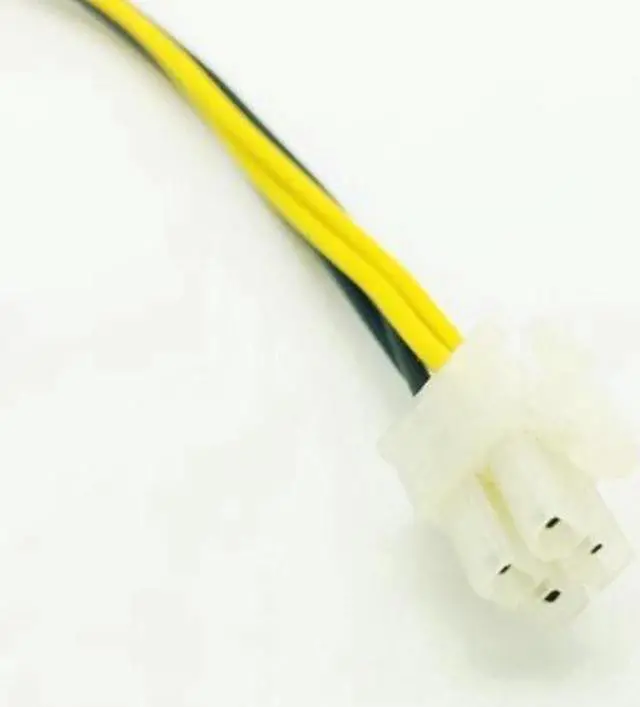 Alt view image 4 of 6 - 5PCS P3 4Pin Power Supply to P4 12V Converter Adapter USB SATA Cable USB Riser Card 4Pin Connector DVI-D VGA Dual PSU Cables