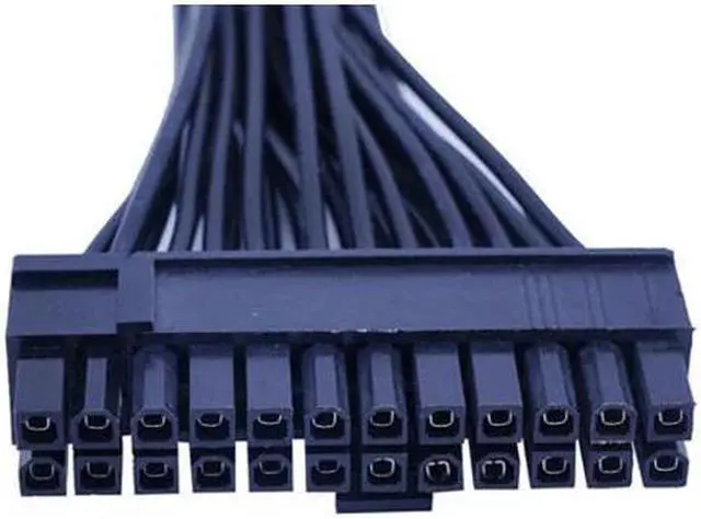 Alt view image 5 of 6 - 24Pin Power Supply Synchronizer Male To Female ATX Mining 30cm 24 Pin Dual PSU Extension Cable For Computer Adaptor For Mining