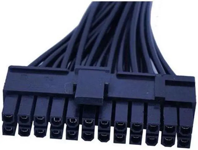 Alt view image 6 of 6 - 24Pin Power Supply Synchronizer Male To Female ATX Mining 30cm 24 Pin Dual PSU Extension Cable For Computer Adaptor For Mining