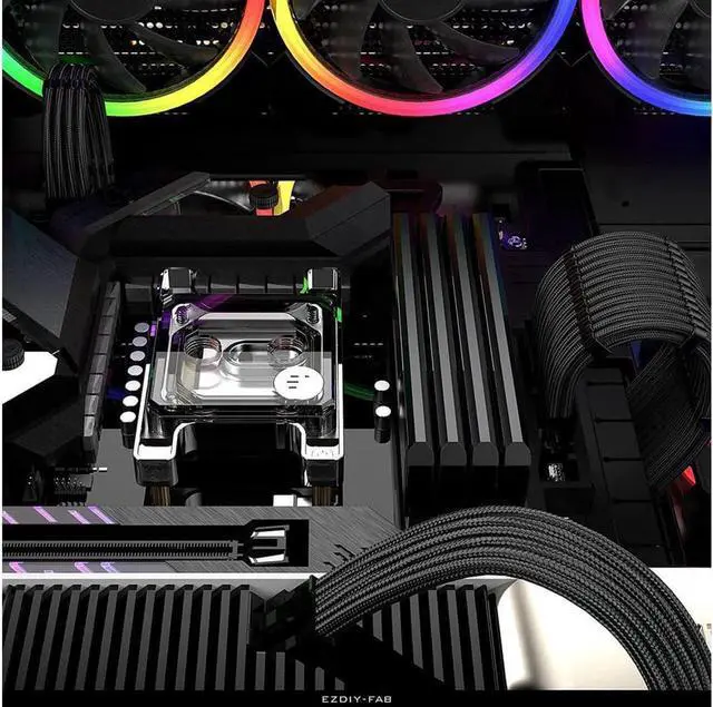 Alt view image 3 of 7 - PSU Cable Extension Kit,16AWG and 18AWG Sleeved Cable Custom Mod for Nvidia 30' Series FE GPU Build, PC Power Supply PET Braided Extension Cable Kit with Comb- 300MM -Black