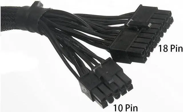 Alt view image 4 of 7 - ATX 24Pin To 18+10Pin Motherboard PSU Modular Power Supply Cable For V550 V650 V750 V850 V700 V1000
