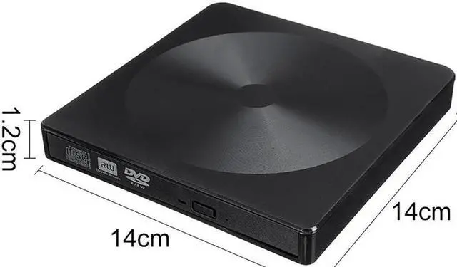 Alt view image 5 of 7 - Aomoproing  Portable USB 3.0 External DVD Drive 8X DVD+-R/RW DL Burner for Acer 5 Nitro Aspire 5 E 15 Inspire E15 Predator Helios 300 Gaming Laptop Computer, Super Super Multi 24X CD-RW Writer Black P